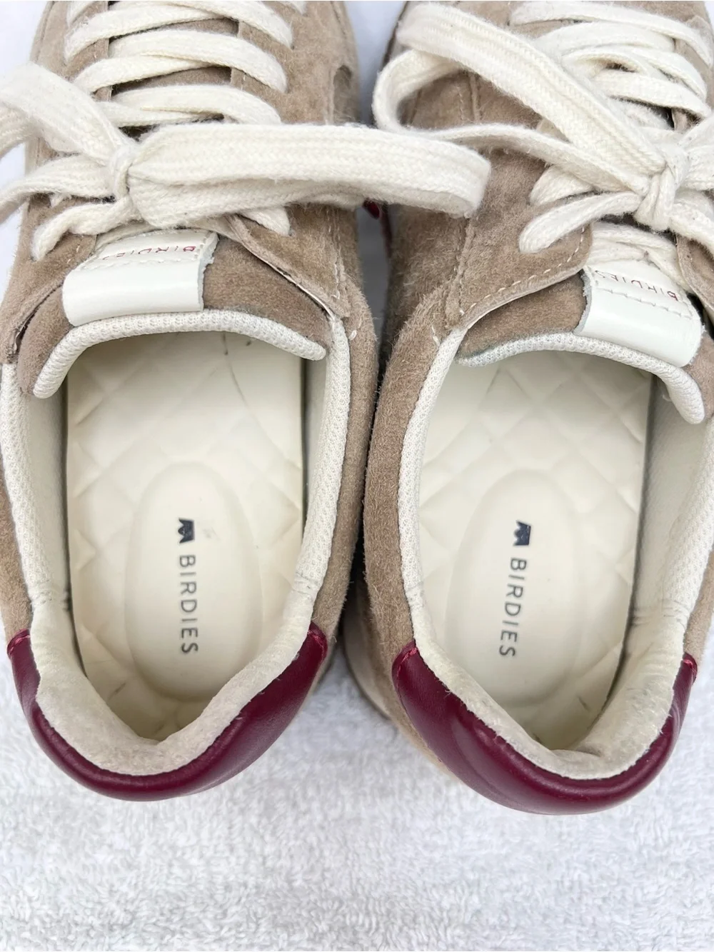 Birdies Roadrunner sneakers Chai Spice suede Sz 7 Women’s Casual Low Top Retro